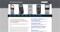 Desktop Screenshot of hpgraphingcalc.org