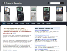 Tablet Screenshot of hpgraphingcalc.org